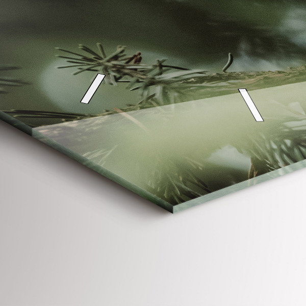 Vízszintes üvegóra Mókus és vad természet