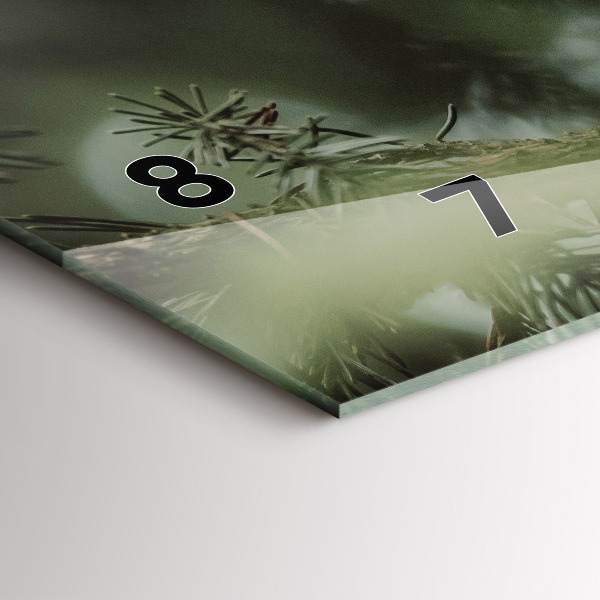 Vízszintes üvegóra Mókus és vad természet