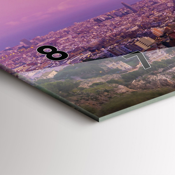 Vízszintes üvegóra Barcelona Bunkers El Carmel