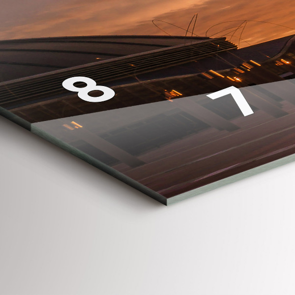 Vízszintes üvegóra Barcelona Olimpiai Park