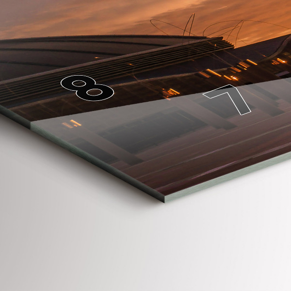 Vízszintes üvegóra Barcelona Olimpiai Park