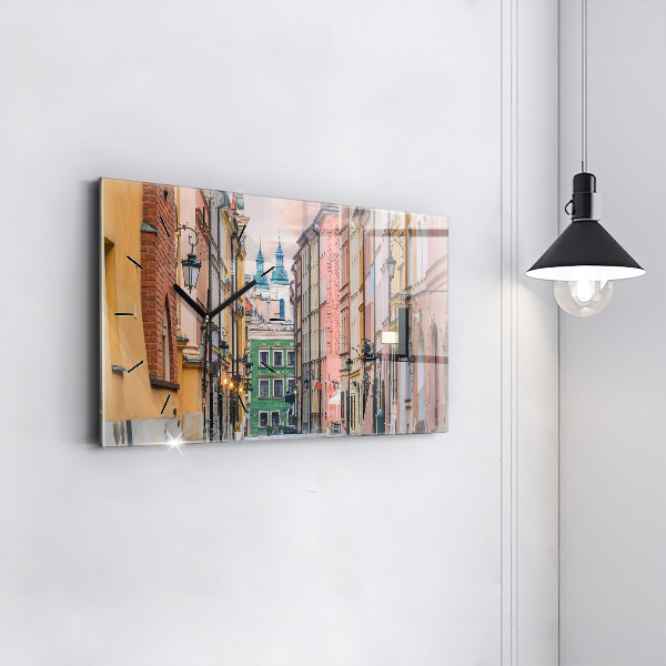 Vízszintes üvegóra Óváros Varsóban