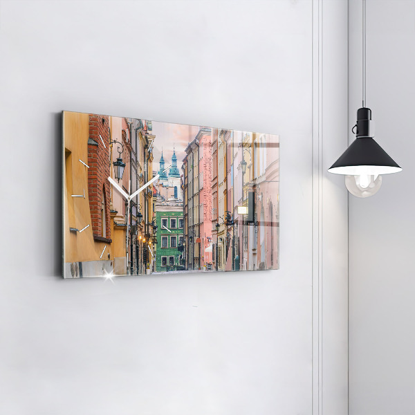 Vízszintes üvegóra Óváros Varsóban