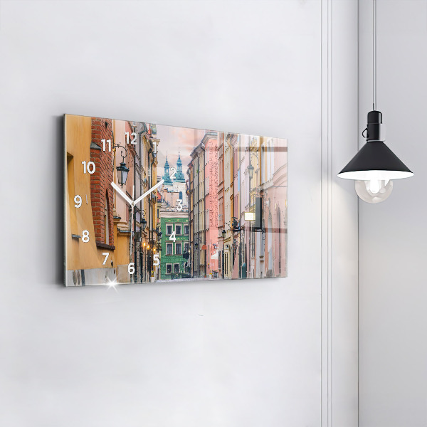 Vízszintes üvegóra Óváros Varsóban