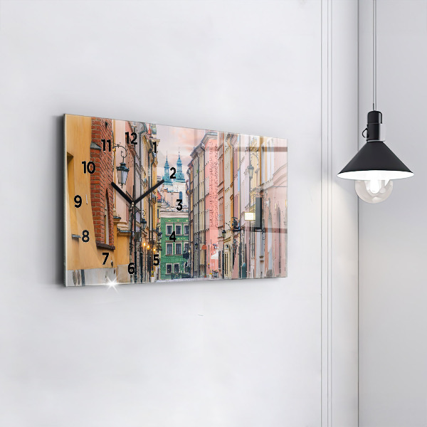 Vízszintes üvegóra Óváros Varsóban