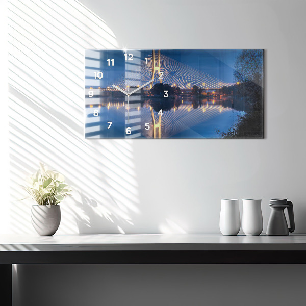 Vízszintes üvegóra Rędziński híd Wrocław