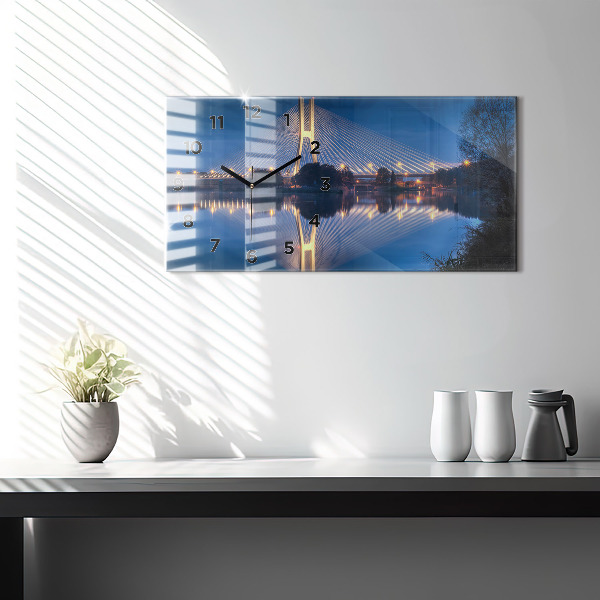 Vízszintes üvegóra Rędziński híd Wrocław