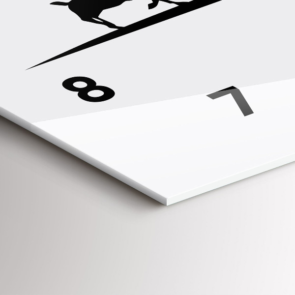 Vízszintes üvegóra Poznani panoráma grafika