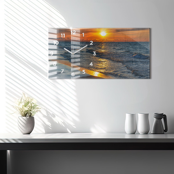 Vízszintes üvegóra Władysławowo Balti-tenger