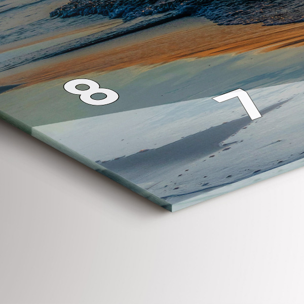 Vízszintes üvegóra Władysławowo Balti-tenger