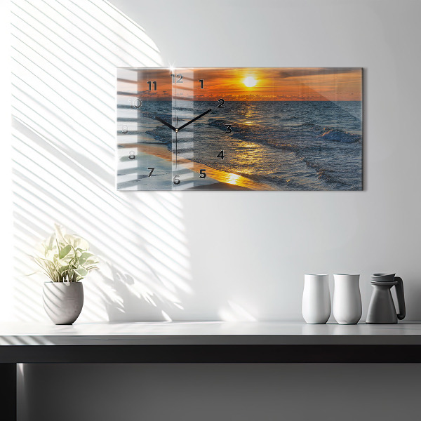 Vízszintes üvegóra Władysławowo Balti-tenger