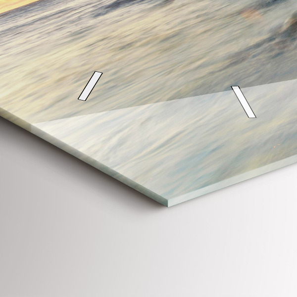 Vízszintes üvegóra A világítótorony és a Balti-tenger