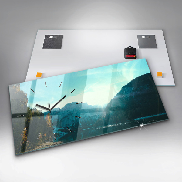 Vízszintes üvegóra Hegy és folyó Lengyelországban