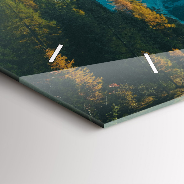 Vízszintes üvegóra Hegy és folyó Lengyelországban