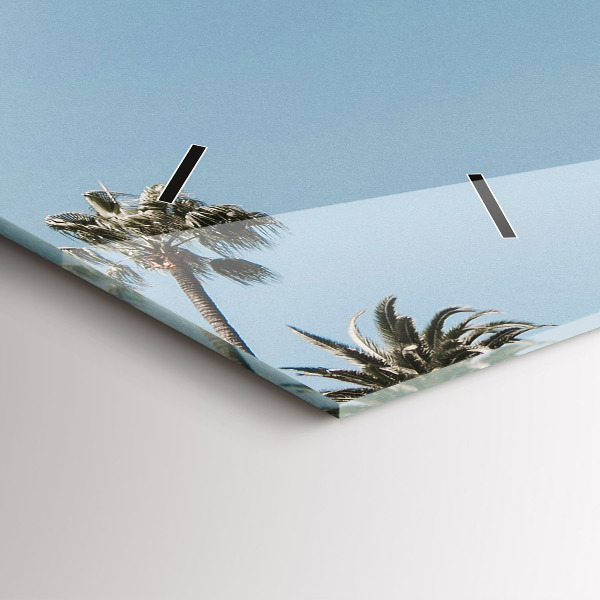 Vízszintes üvegóra Pálmafák Los Angelesben