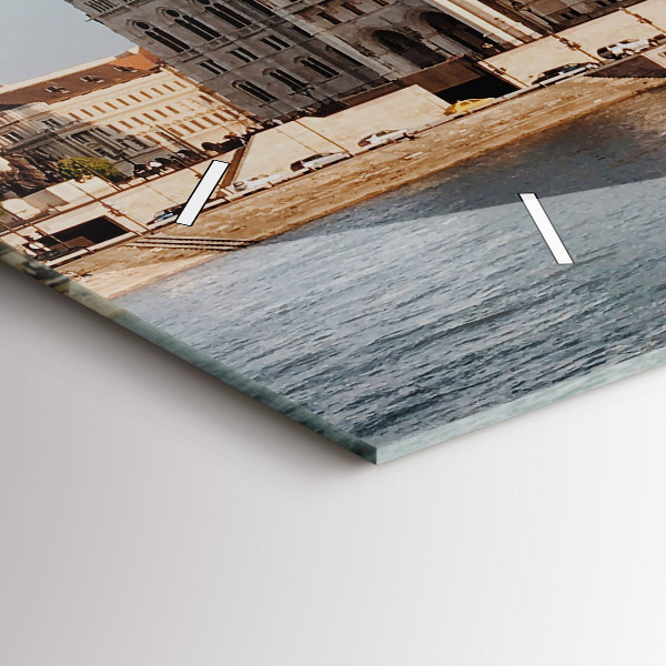 Vízszintes üvegóra Országgyűlés Budapesten