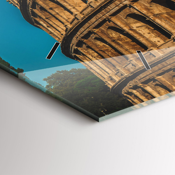 Vízszintes üvegóra A Colosseum Olaszországban