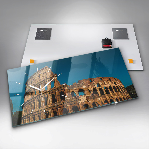 Vízszintes üvegóra A Colosseum Olaszországban