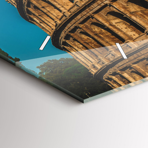 Vízszintes üvegóra A Colosseum Olaszországban