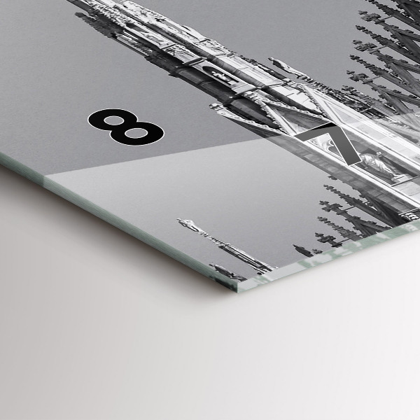 Vízszintes üvegóra Milánói dóm