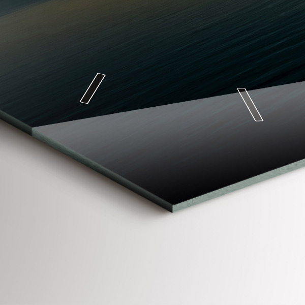 Vízszintes üvegóra Táj napkeltekor