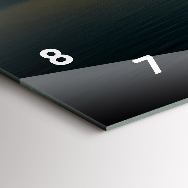 Vízszintes üvegóra Táj napkeltekor