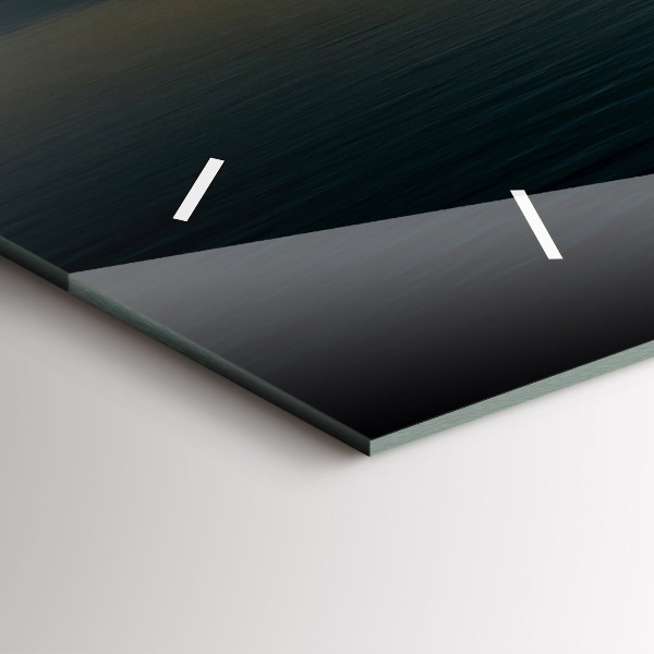 Vízszintes üvegóra Táj napkeltekor