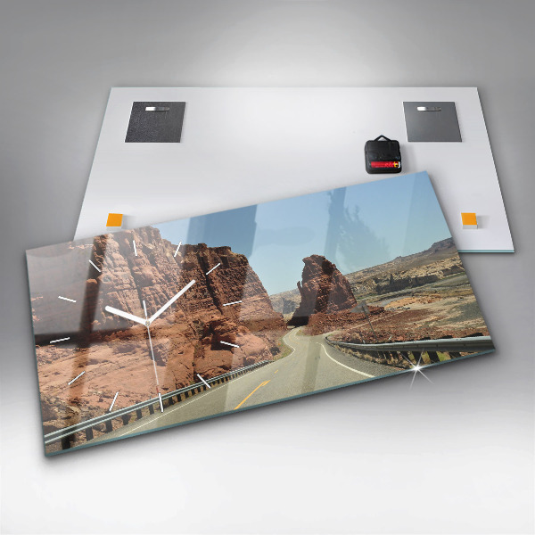 Vízszintes üvegóra 66-os út az Egyesült Államokban