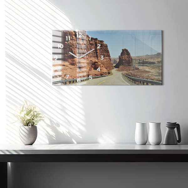 Vízszintes üvegóra 66-os út az Egyesült Államokban