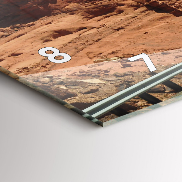 Vízszintes üvegóra 66-os út az Egyesült Államokban