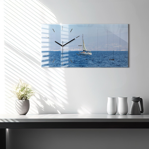 Vízszintes üvegóra Yacht Tenerifén