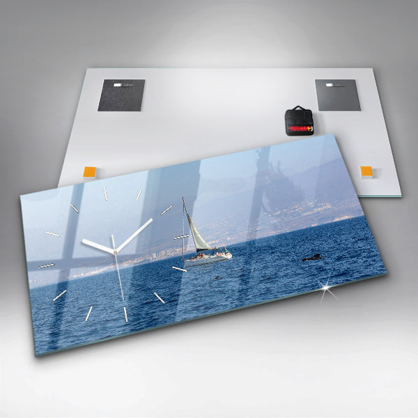 Vízszintes üvegóra Yacht Tenerifén