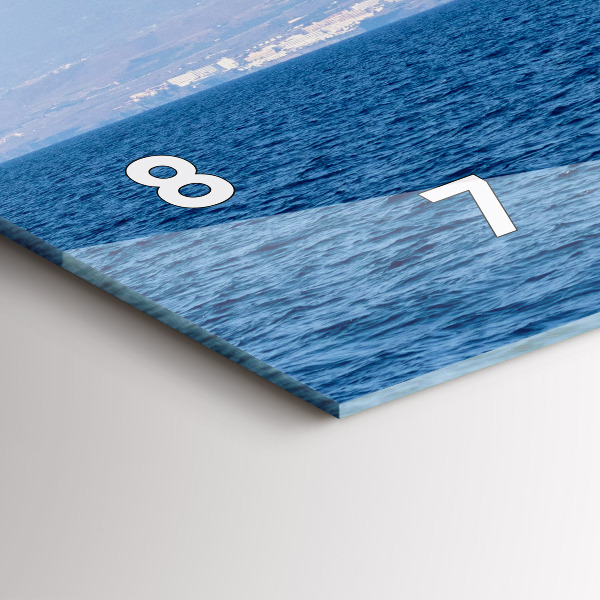 Vízszintes üvegóra Yacht Tenerifén