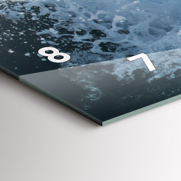 Vízszintes üvegóra Tengeri hullám fotózás