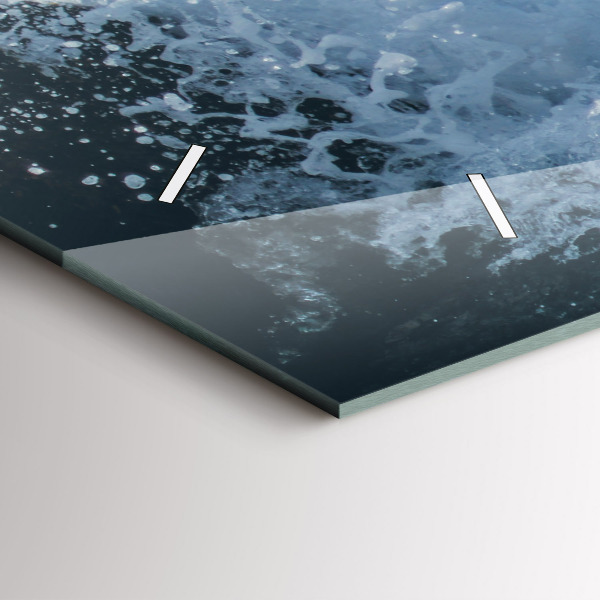 Vízszintes üvegóra Tengeri hullám fotózás