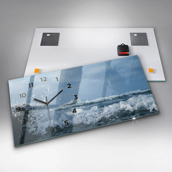 Vízszintes üvegóra Tengeri hullám fotózás