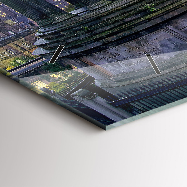 Vízszintes üvegóra Edinburgh a Calton Hilltől