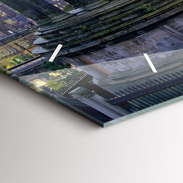 Vízszintes üvegóra Edinburgh a Calton Hilltől