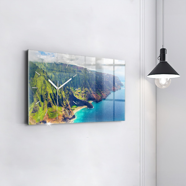 Vízszintes üvegóra A tenger Hawaii-on