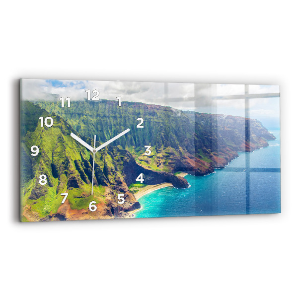 Vízszintes üvegóra A tenger Hawaii-on