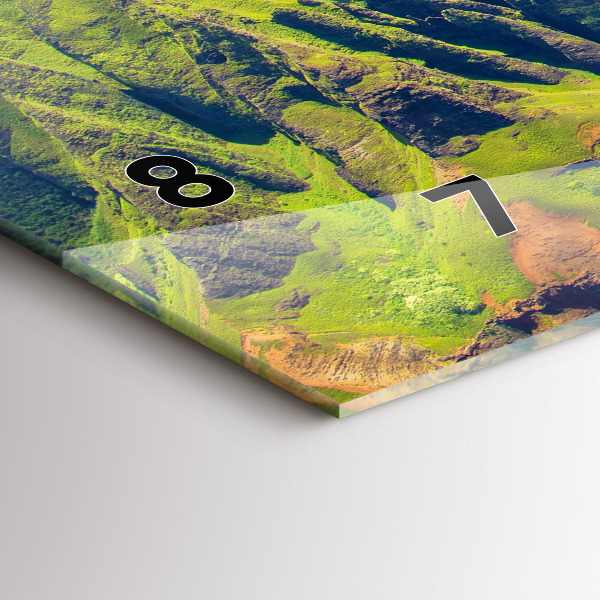 Vízszintes üvegóra A tenger Hawaii-on