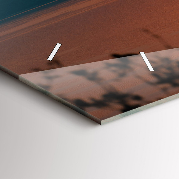 Vízszintes üvegóra Este a Balaton