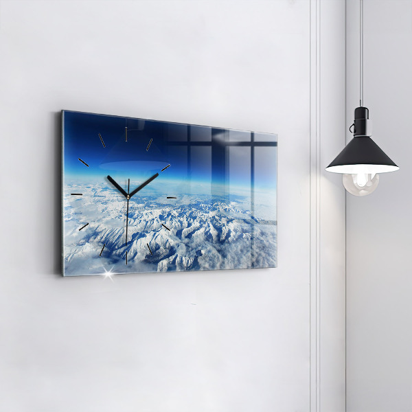 Vízszintes üvegóra Halászhajó a kikötőben