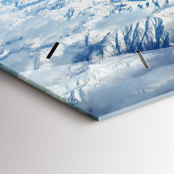 Vízszintes üvegóra Halászhajó a kikötőben