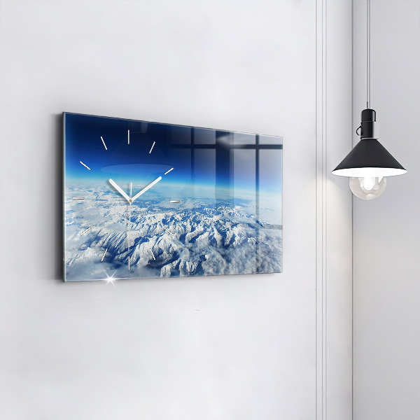 Vízszintes üvegóra Halászhajó a kikötőben