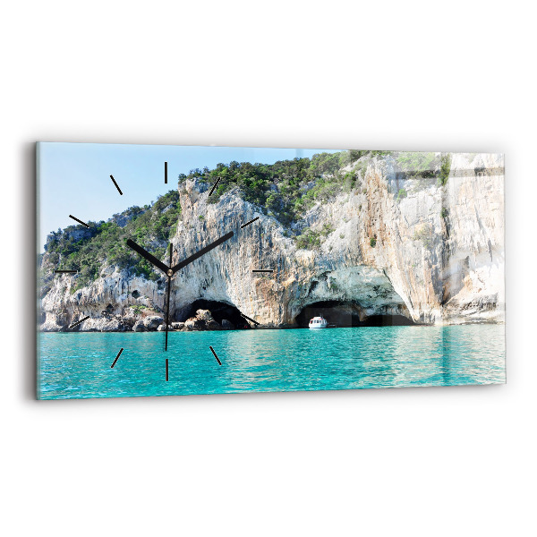 Vízszintes üvegóra Víz alatti barlang