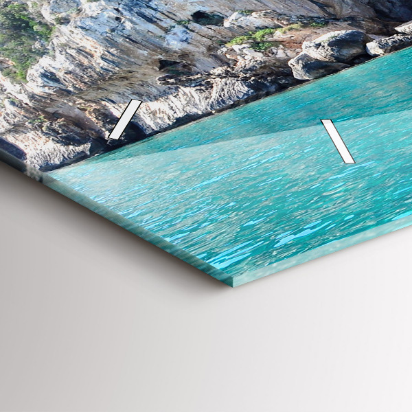 Vízszintes üvegóra Víz alatti barlang