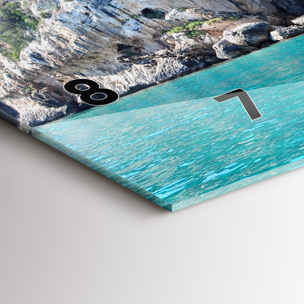 Vízszintes üvegóra Víz alatti barlang