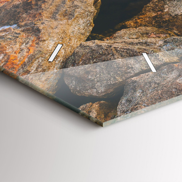 Vízszintes üvegóra Tengeri táj