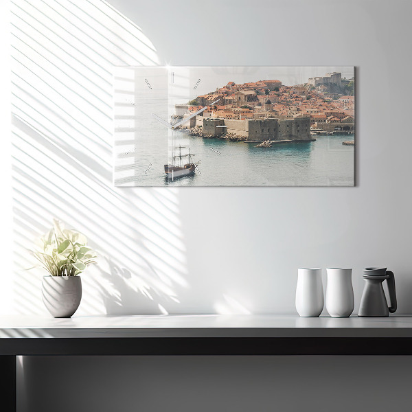 Vízszintes üvegóra Vitorlás Dubrovnikban
